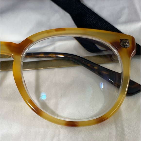 🔴⬇️ GUCCI light tortoise shell tiger eye glasses optical 🐯 MADE IN ITALY - Picture 4 of 11